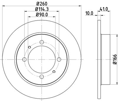 HELLA PAGID 8DD 355 105-471 Číslo výrobce: 54024PRO. EAN: 4082300370133.