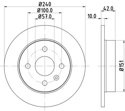 HELLA PAGID 8DD 355 106-091 Číslo výrobce: 52432PRO. EAN: 4082300370751.
