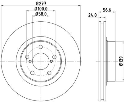 HELLA PAGID 8DD 355 129-421 Číslo výrobce: 53305PRO_HC. EAN: 4082300661217.