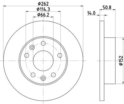 HELLA PAGID 8DD 355 107-181 Číslo výrobce: 50294. EAN: 4082300371840.