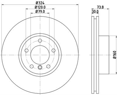 HELLA PAGID 8DD 355 107-711 Číslo výrobce: 50320PRO. EAN: 4082300372373.