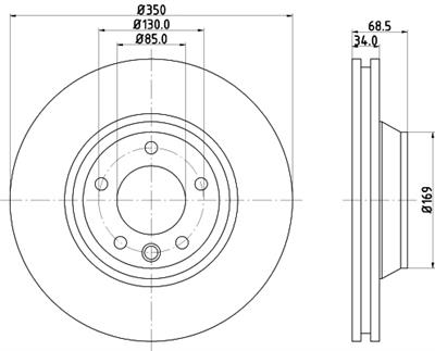 HELLA PAGID 8DD 355 128-061 Číslo výrobce: 54217PRO_HC. EAN: 4082300659856.