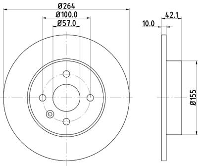 HELLA PAGID 8DD 355 110-271 Číslo výrobce: 54247PRO. EAN: 4082300374933.