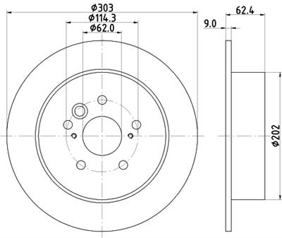 HELLA PAGID 8DD 355 118-721 Číslo výrobce: 54441PRO. EAN: 4082300493986.