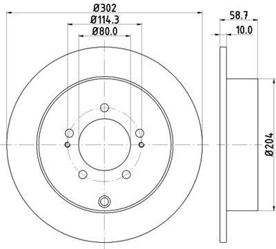 HELLA PAGID 8DD 355 119-061 Číslo výrobce: 54670PRO. EAN: 4082300509250.