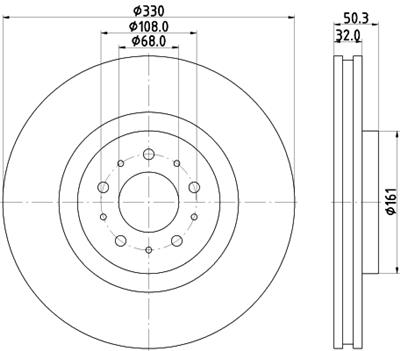 HELLA PAGID 8DD 355 115-591 Číslo výrobce: 54781PRO. EAN: 4082300380255.