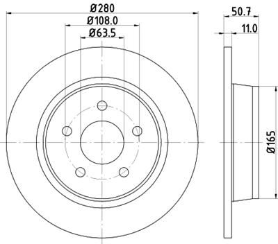 HELLA PAGID 8DD 355 118-211 Číslo výrobce: 55389PRO. EAN: 4082300475883.