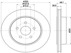 HELLA PAGID 8DD 355 120-911 PRO