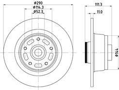 HELLA PAGID 8DD 355 133-311 PRO