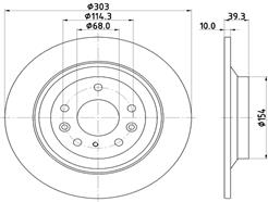 HELLA PAGID 8DD 355 133-481 PRO
