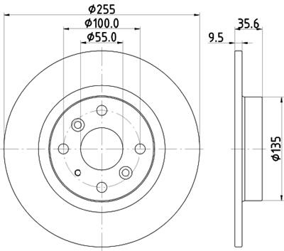 HELLA PAGID 8DD 355 134-831 Číslo výrobce: 56382PRO. EAN: 4082300738650.