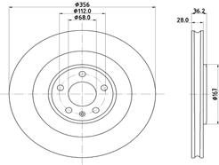 HELLA PAGID 8DD 355 134-851 PRO High Carbon