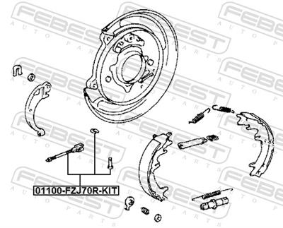 FEBEST 01100-FZJ70R-KIT EAN: 4056111145327.