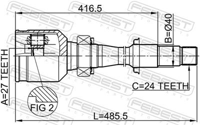 FEBEST 0111-MCV30RH EAN: 4056111052496.