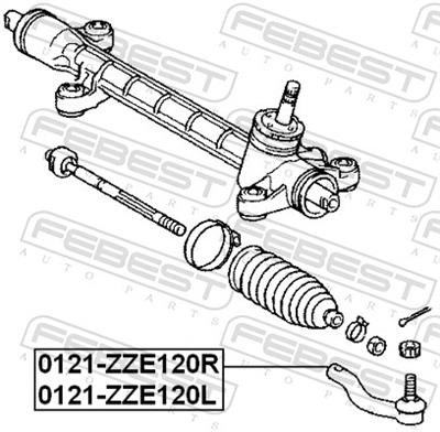 FEBEST 0121-ZZE120R EAN: 4056111039800.