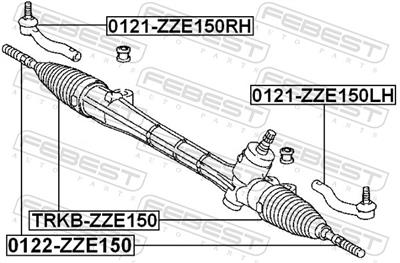 FEBEST 0121-ZZE150LH EAN: 4056111055053.