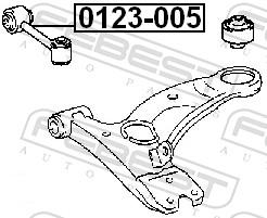FEBEST 0123-005 EAN: 4056111031293.