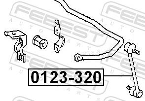 FEBEST 0123-320 EAN: 4056111024103.