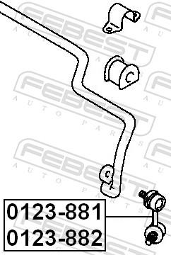 FEBEST 0123-882 EAN: 4056111012841.