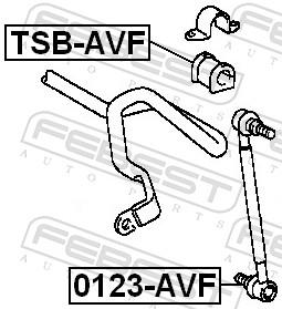 FEBEST 0123-AVF EAN: 4056111012827.