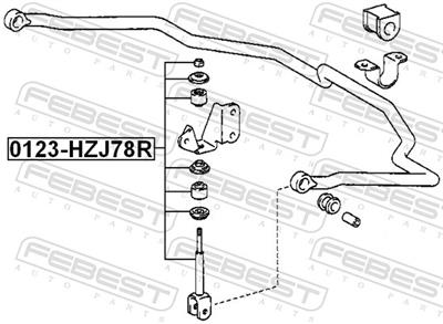 FEBEST 0123-HZJ78R EAN: 4056111034256.