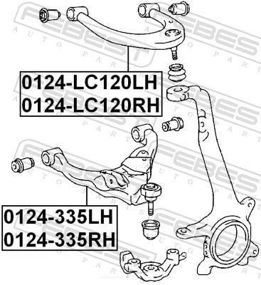 FEBEST 0124-335RH EAN: 4056111049809.