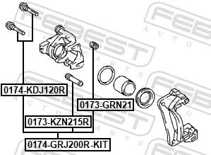 FEBEST 0174-GRJ200R-KIT EAN: 4056111156118.