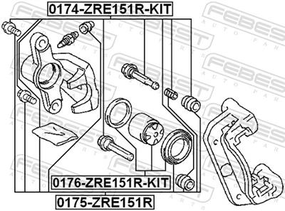 FEBEST 0174-ZRE151R-KIT EAN: 4056111067087.