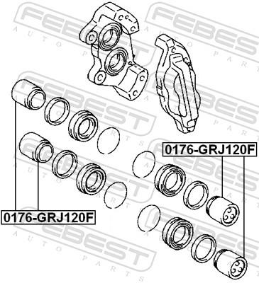 FEBEST 0176-GRJ120F EAN: 4056111022949.