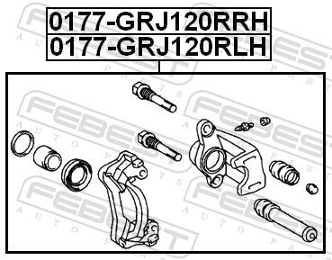 FEBEST 0177-GRJ120RRH EAN: 4056111004532.