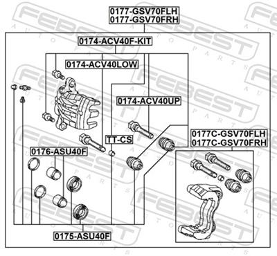 FEBEST 0177-GSV70FLH