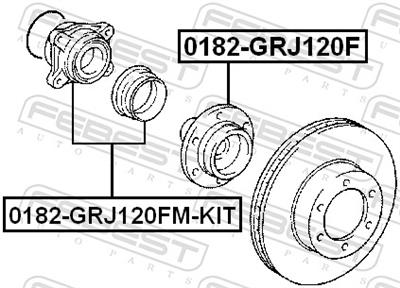 FEBEST 0182-GRJ120FM-KIT EAN: 4056111042442.