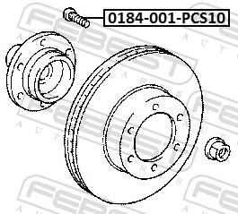 FEBEST 0184-001-PCS10 EAN: 4056111140636.