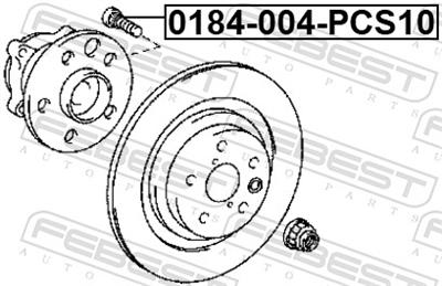 FEBEST 0184-004-PCS10 EAN: 4056111134338.