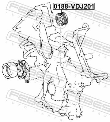 FEBEST 0188-VDJ201 EAN: 4056111132723.