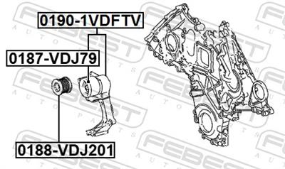 FEBEST 0190-1VDFTV EAN: 4056111176994.