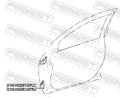 FEBEST 0199-HDZZE120FLL EAN: 4056111162461.