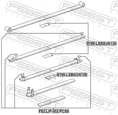 FEBEST 0199-LSBGUN126 EAN: 4056111180472.