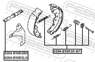 FEBEST 0204-B10RSR-KIT EAN: 4056111150178.
