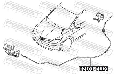 FEBEST 02101-C11X EAN: 4056111178127.