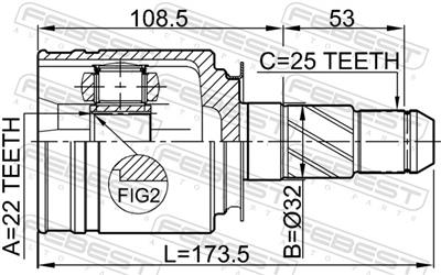 FEBEST 0211-FX35RH EAN: 4056111058023.