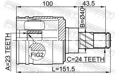 FEBEST 0211-N16JP EAN: 4056111040851.