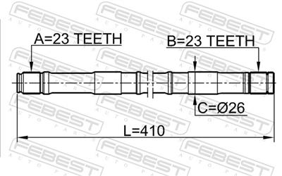 FEBEST 0212-B14LH EAN: 4056111039367.