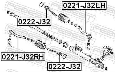 FEBEST 0221-J32LH EAN: 4056111063461.