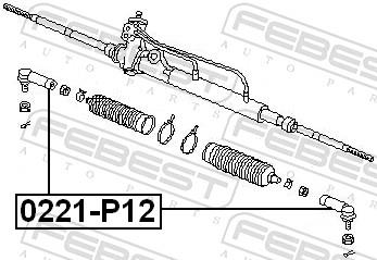 FEBEST 0221-P12 EAN: 4056111047171.