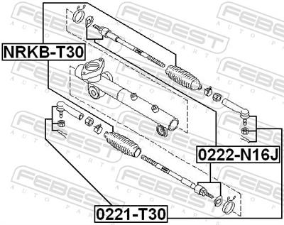 FEBEST 0221-T30 EAN: 4056111043180.