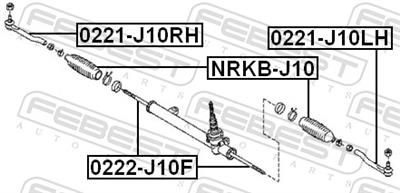 FEBEST 0222-J10F EAN: 4056111031958.