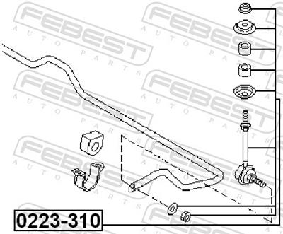 FEBEST 0223-310 EAN: 4056111019772.
