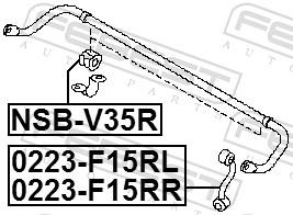 FEBEST 0223-F15RR EAN: 4056111088167.