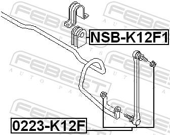 FEBEST 0223-K12F EAN: 4056111024042.